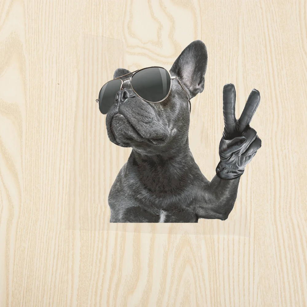 1 шт. Прохладный наклейка с собакой глажка на Patchs для пальто Сумка Одежда