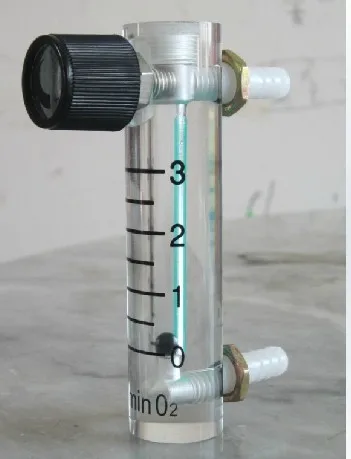 Акриловый расходомер газа воздуха конденсатор индикатор O2 с клапаном латунный