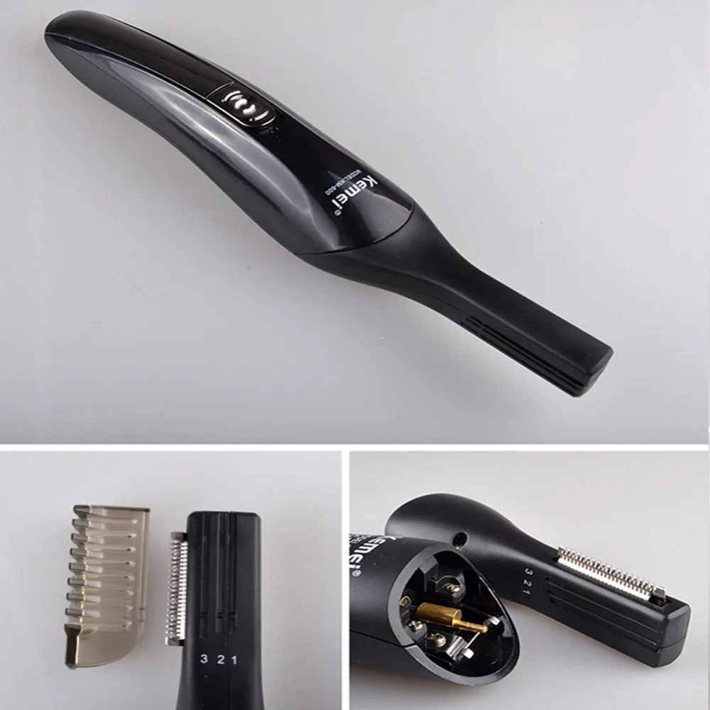 Kemei 5 in 1 Rechargeable Hair Trimmer Waterproof Wireless Electric Razor Hair Clipper Nose Ear Shaver Tool