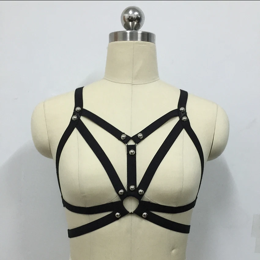 2016 Черное женское сексуальное нижнее белье жгут для тела бюстгальтер бондажа