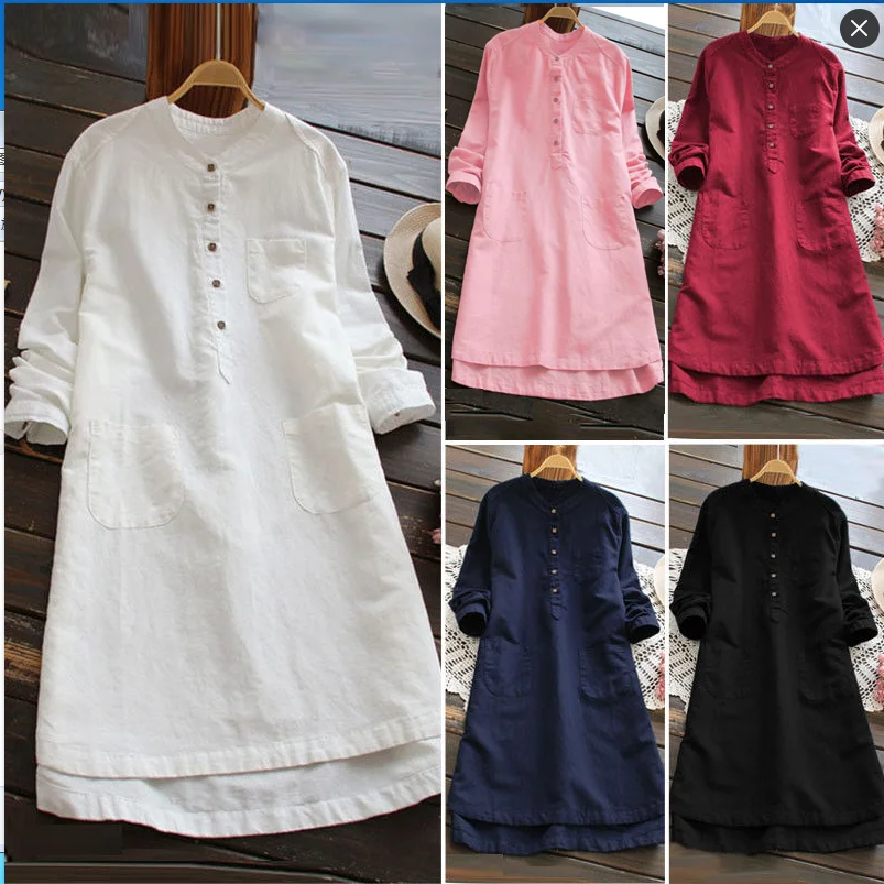 Женское летнее мини-платье из органического хлопка, свободные повседневные пляжные Топы в стиле бохо