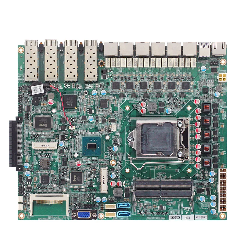 Мини материнская плата для ПК с чипсетом H110/H170 6 й/7 й процессор Pentium/Celeron 2 слота DDR4