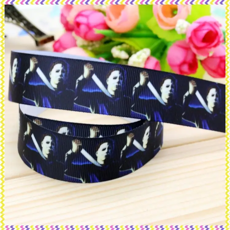 

New 7/8'' Free shipping printed grosgrain ribbon hair bow headwear party decoration wholesale OEM 22mm H4035