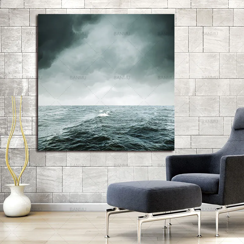 Настенные художественные картины холст картина новый современный принт морской