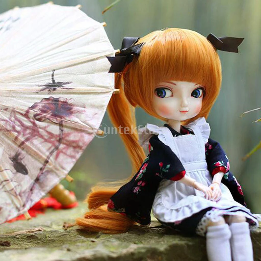 1/6 BJD кукла костюм цветочное кимоно платье с фартуком для MSD для Dollfie кукла косплей наряд стиль Лолита полный вид