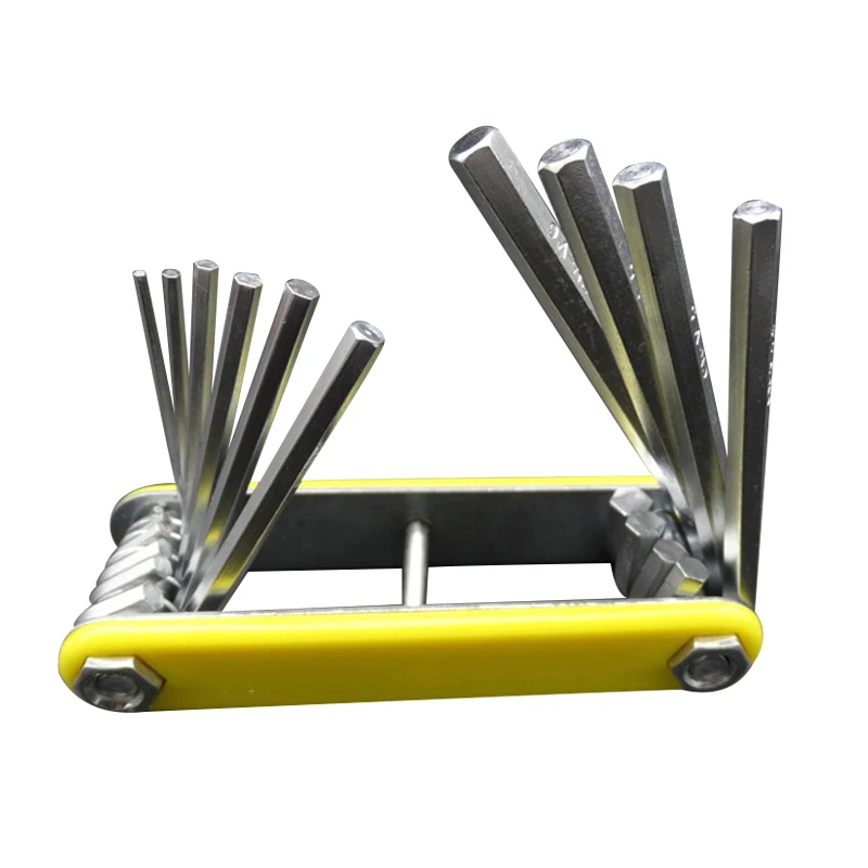 10 шт./компл. высокое качество Портативный складной ключ Набор шестигранных