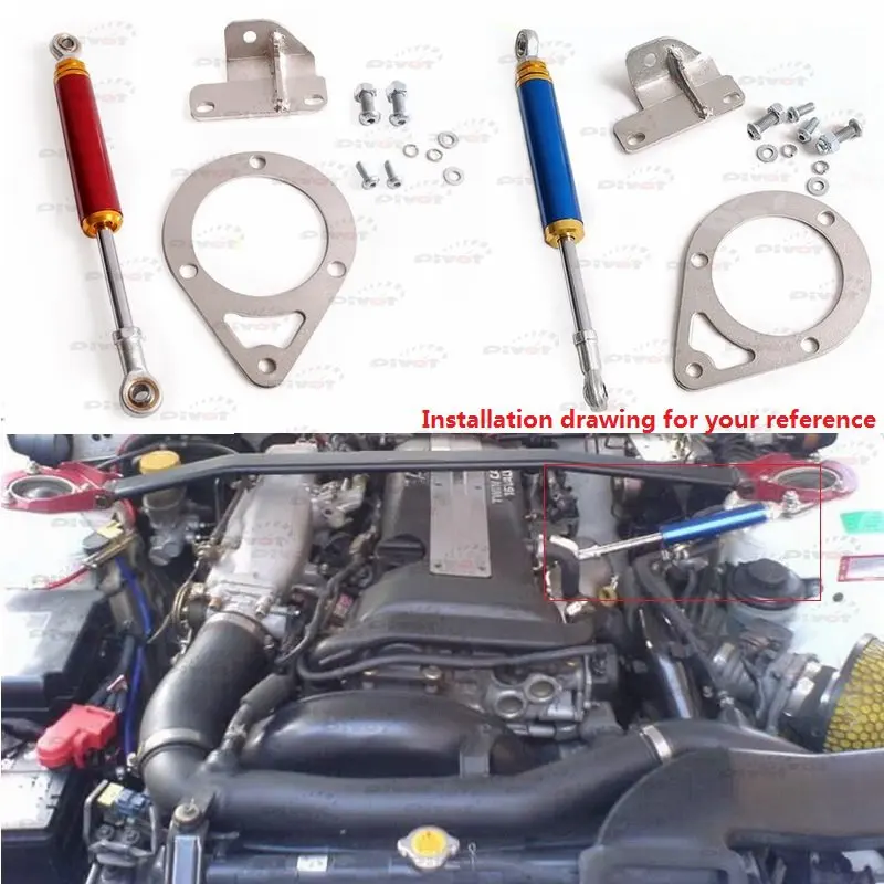 Демпфер двигателя для NISSAN 200SX S14 S15 SILVIA SR20 (ход 305 мм 325 мм)|engine damper|engine nissannissan sr20 engine |