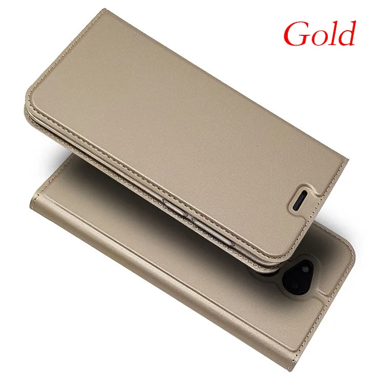 Gold Чехол для Huawei Honor 6a 5," Флип кожаный чехол для Huawei Honor 6a 6 A Coque Honor6A Play DLI-TL20 кошелек чехол для телефона чехол сумка - Цвет: Gold