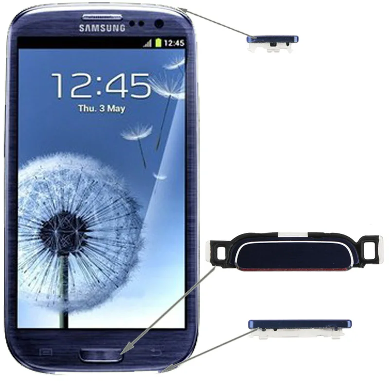

iPartsBuy Home Key + Power key + Volume key for Galaxy SIII / i9300