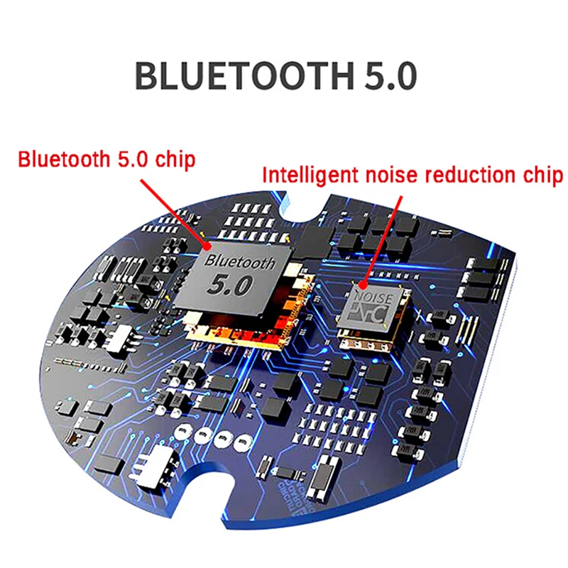 Беспроводные наушники HiFi TWS Bluetooth 5 0 Mini Earbuds 5D стерео спортивные водонепроницаемые