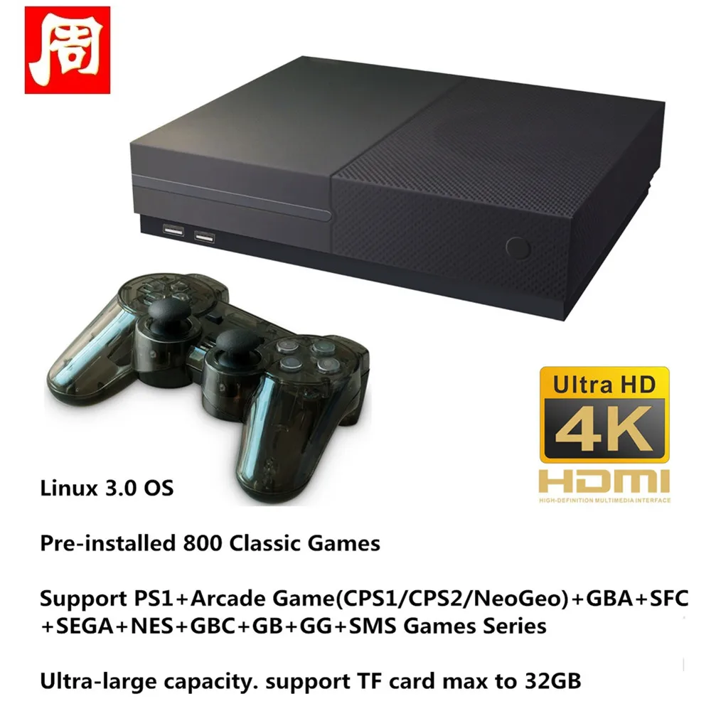 New 64 Bit Support 4K Hdmi Output Video Game Console Retro 800 Classic Family Games To TV X PRO | Электроника