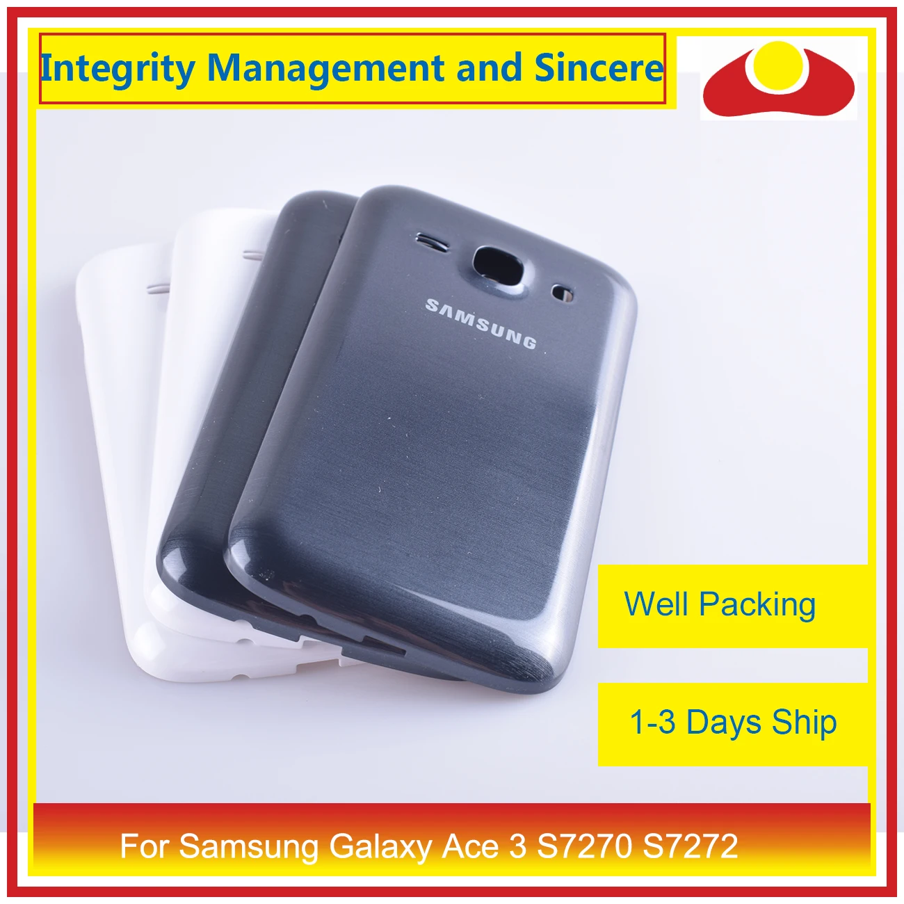Для samsung Galaxy Ace 3 S7270 7270 S7272 S7275 S7275R корпус батарейного отсека задняя крышка корпус замена корпуса