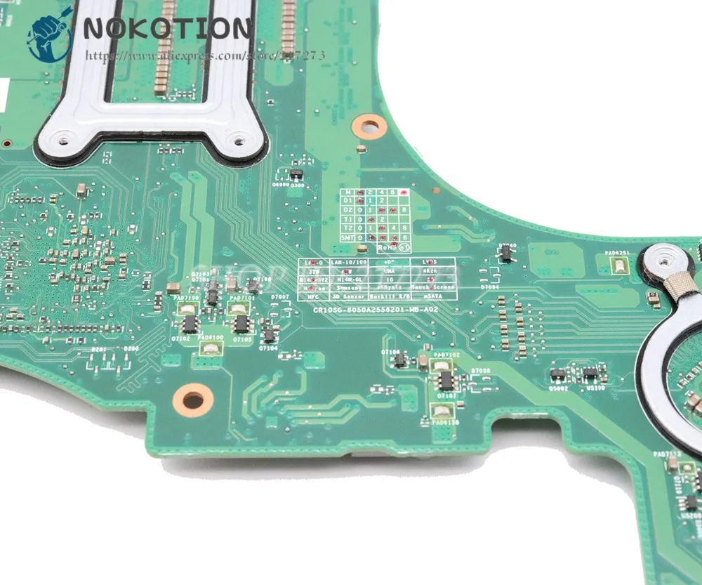 Материнская плата NOKOTION для ноутбука Toshiba Satellite L50 L50-A DDR3L GT740M 2 Гб V000318130 1310A2556203
