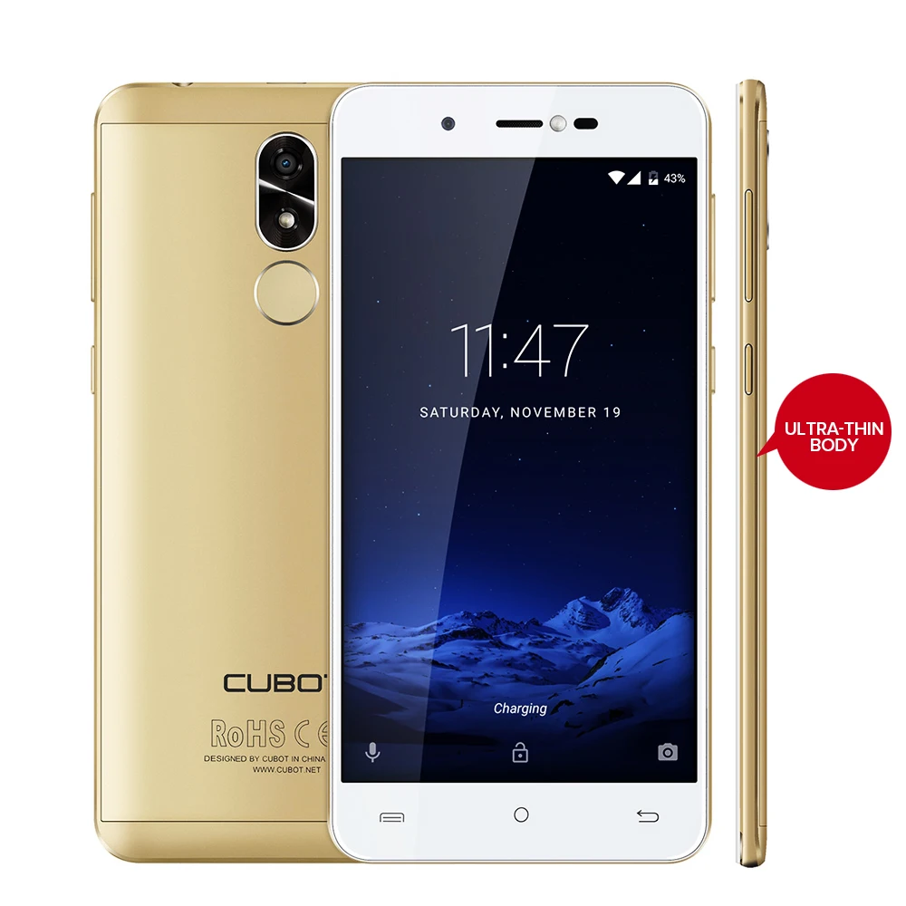 CUBOT R9 смартфон 3G Android 7 0 5 дюймов ips Экран mtk6580a четыре ядра 1. 3g Hz 2 ГБ Оперативная