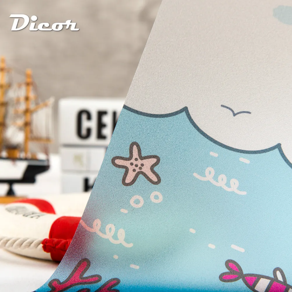 Стеклянная пленка для окна DICOR матовая непрозрачная Защитная детской комнаты