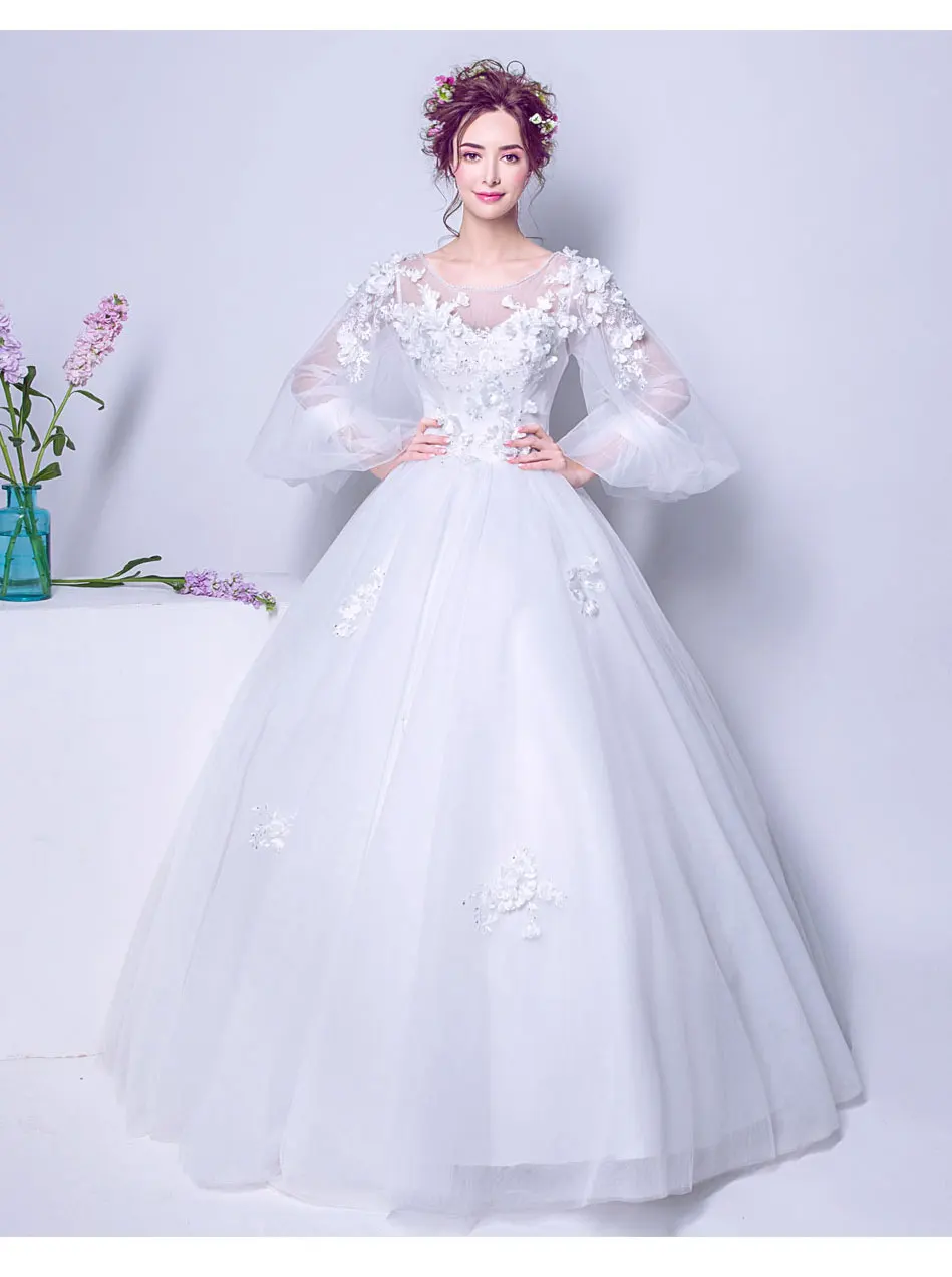 AIJINGYU, роскошные,, новинка,, дешевое бальное платье на шнуровке сзади, вечерние свадебные платья, свадебное платье TJ401