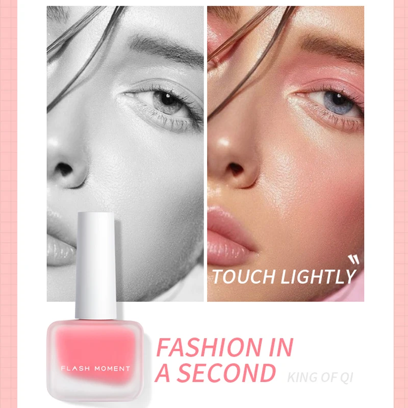 Новинка жидкая Румяна для лица хайлайтер макияж гладкие шелковистые стойкие