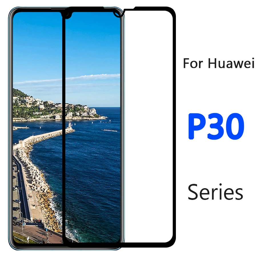Защитное стекло закаленное для Huawei P30 Lite verre tremp P30lite|Защитные стёкла и плёнки