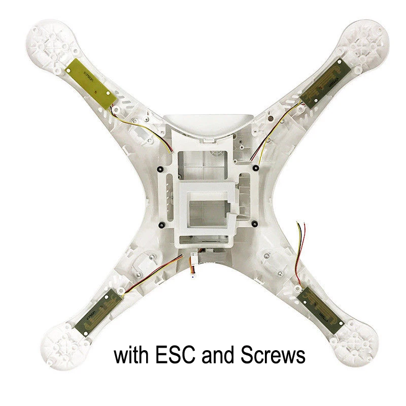 Оригинальный корпус DJI Phantom 3 Pro Adv Верхняя Нижняя крышка шасси с винтами ESC и