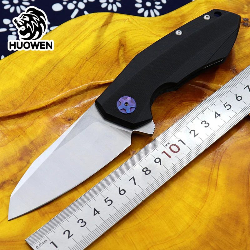Фото HUOWEN подшипник Flipper тактический складной нож карманный инструмент для выживания HUOWEN подшипник Flipper тактический складной нож карманный инструмент для выживания