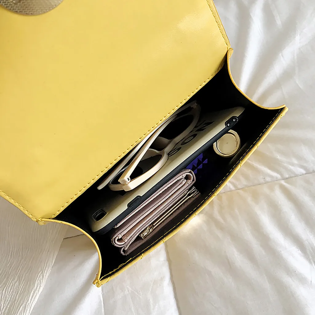 Женская сумка новинка 2019 Корейская версия сумки мессенджера модная вышивка цепи