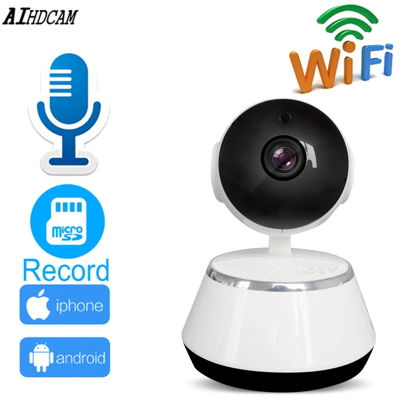 AIHDCAM бренд домашнего видеонаблюдения CCTV камера безопасности 1MP HD 720 P Wifi детский
