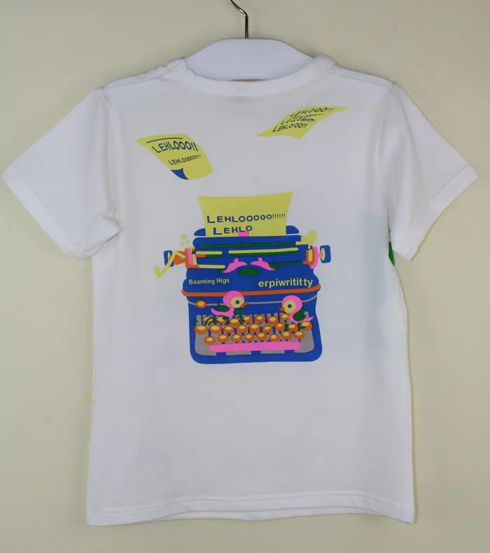 Клиренс Скидка Мальчиков Футболки С Коротким Рукавом О Образным Вырезом Хлопок