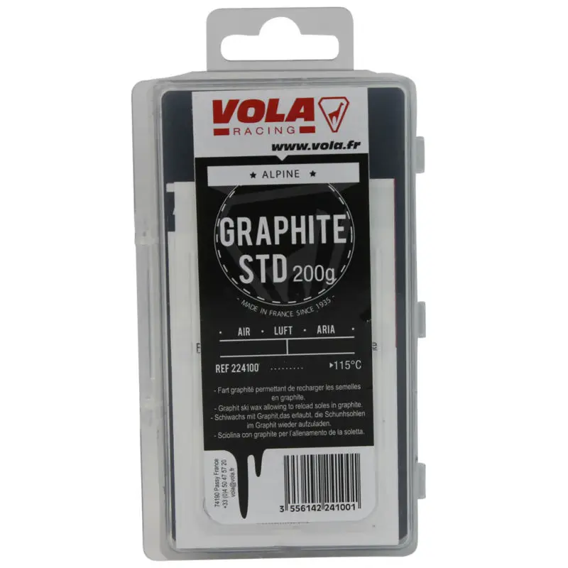 Вощёная основа VOLA графит STD для тренировок 200 г|wax|waxing wax |