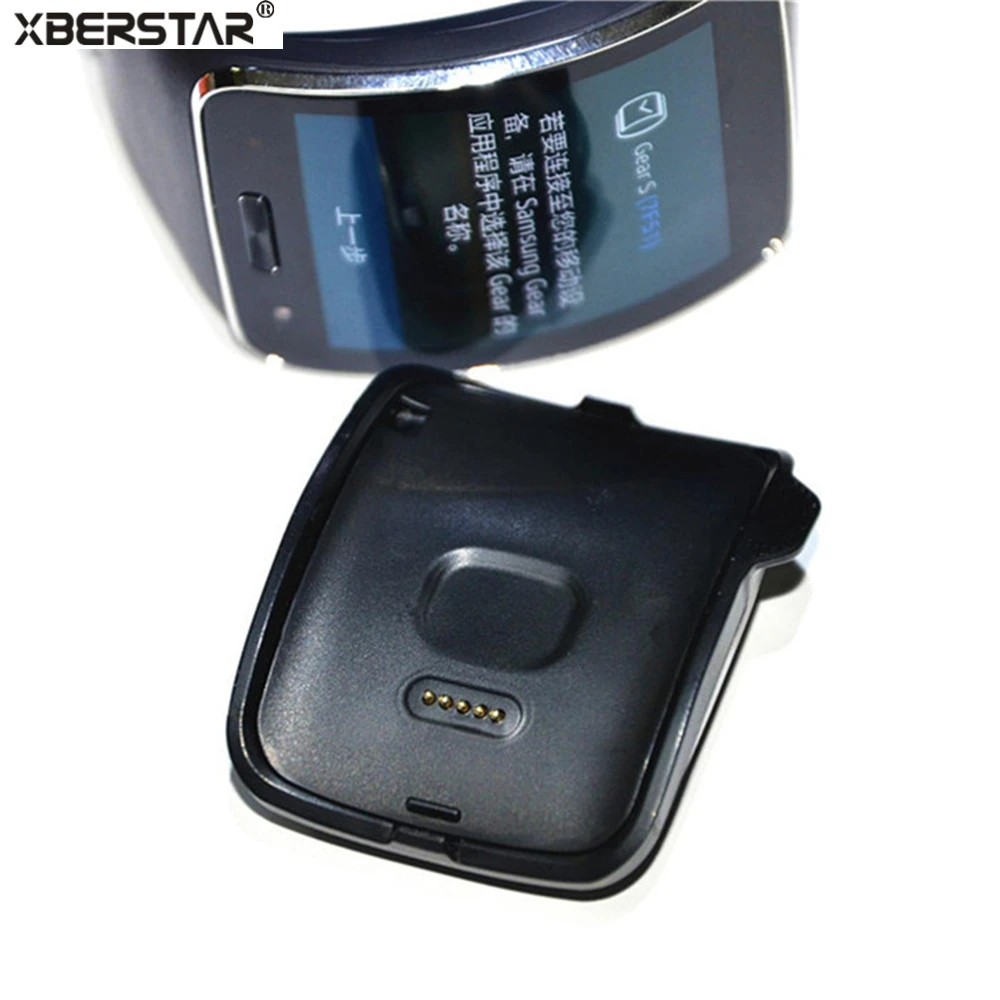 XBERSTAR зарядное устройство для samsung gear S смарт часы SM-R750 с USB кабель зарядки Колыбель Док-станция
