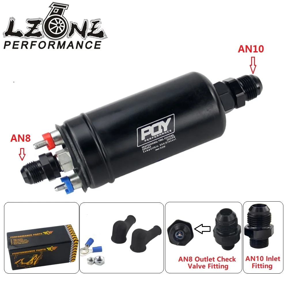 LZONE-EFI 380LH 1000HP высокое качество PQY внешний топливный насос E85 совместимый 044 стиль с PQY коробка JR-FPB003-QY