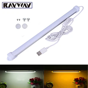 2752 см USB Светодиодная лента DC5V Жесткая светодиодная лента для кухни алюминиевая световая панель под светодиодное освещение шкафа лампа для чтения