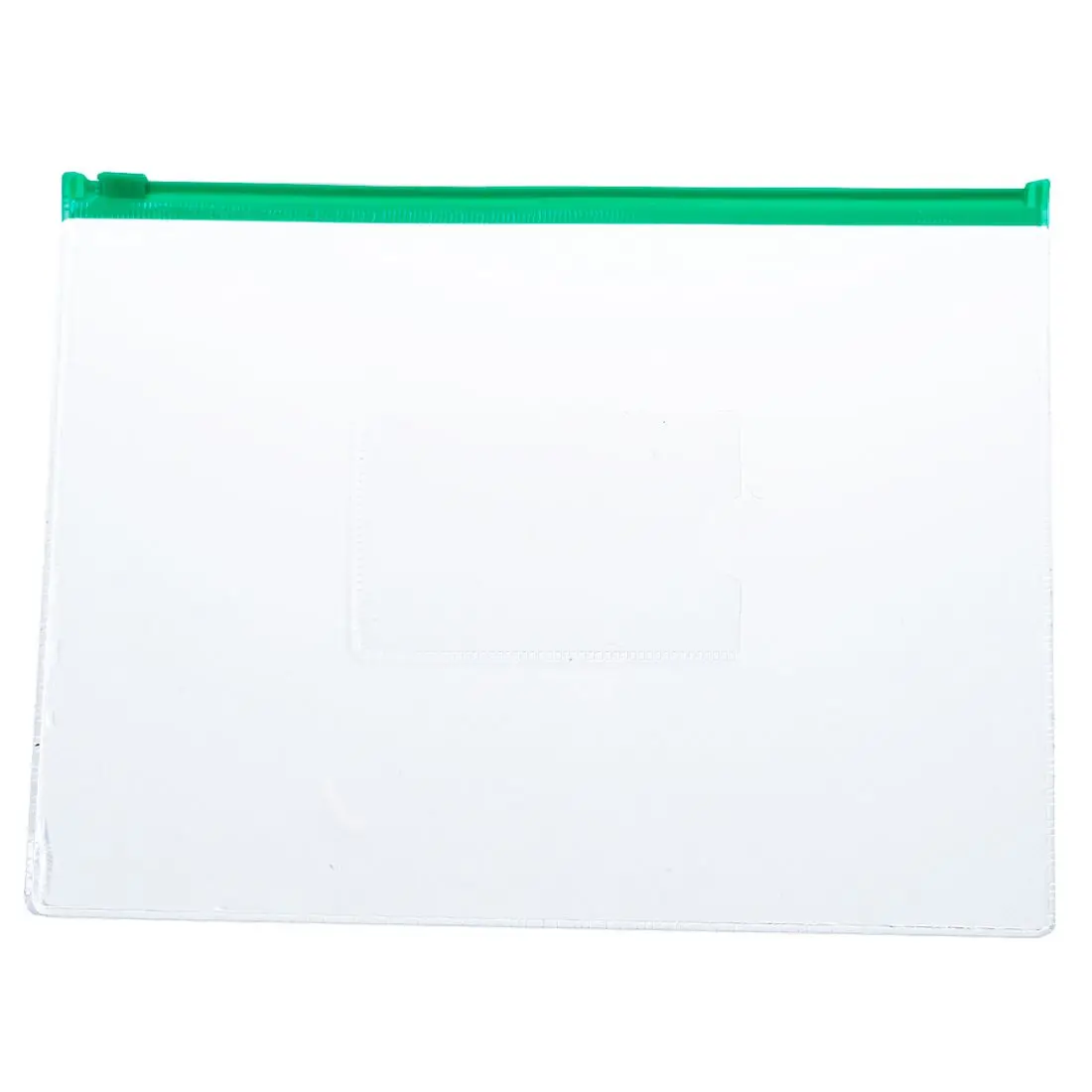 

2 PCS of 20 Pcs Green Clear Size A5 Paper Slider Ziplock Closure Folders Files Bags