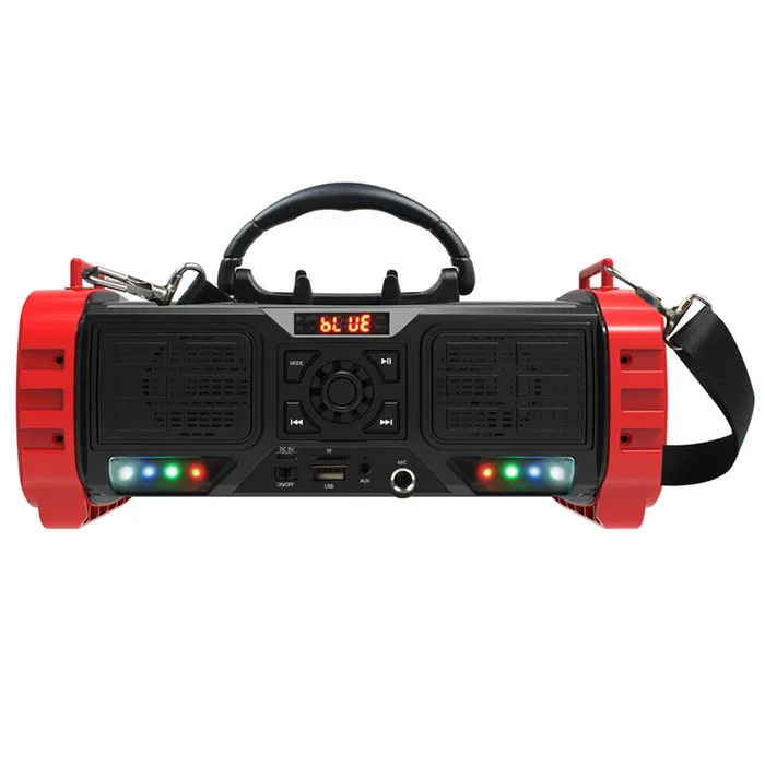 20 Вт Портативная колонка Bluetooth Колонка Бас Сабвуфер Саундбар Беспроводная с FM