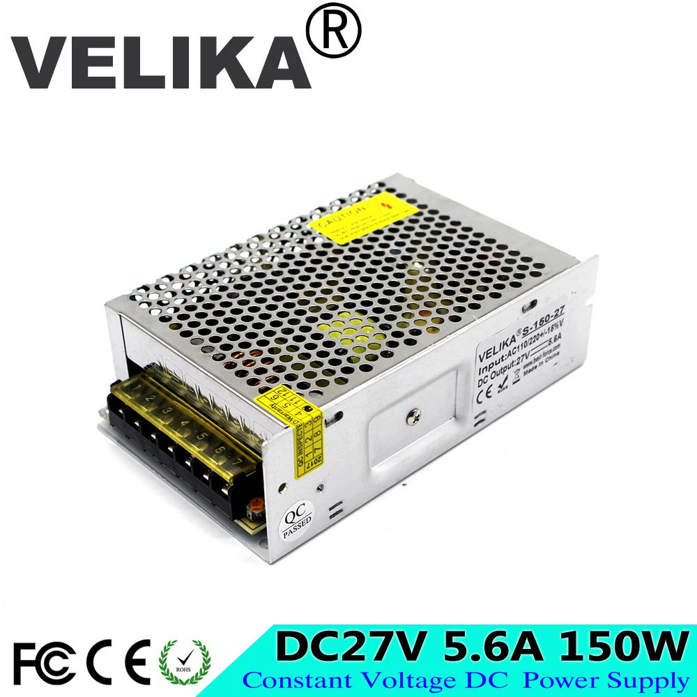 Адаптер переменного тока для систем видеонаблюдения 27 в 150 А 110 Вт|dc 27v|variable powervariable