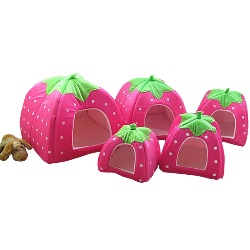 Щенок кровать Клубника Питомник материал хлопок милая собака кровати Smx XXL XXXL