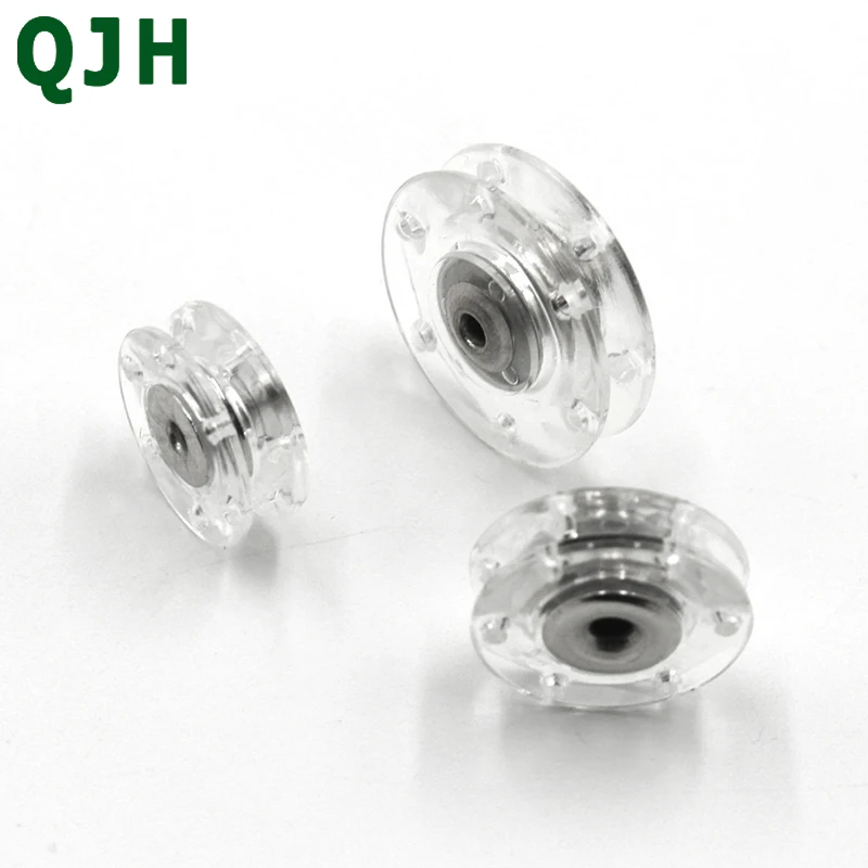 Высококлассные прозрачные пуговицы из смолы 20 шт. невидимые для пальто пряжки 18