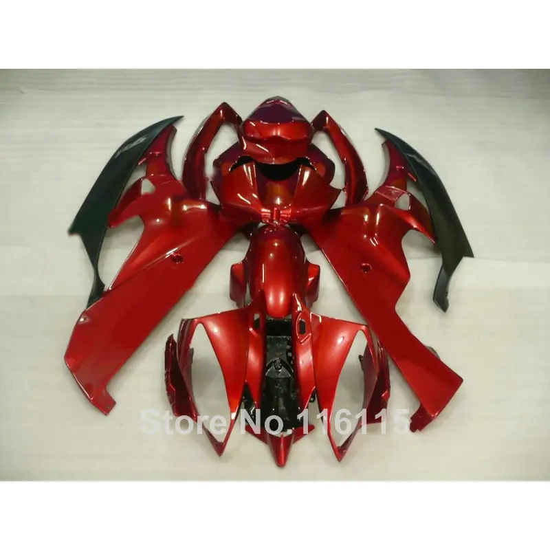 Корпус из АБС комплекты для YAMAHA R6 2006 2007 Черный Красный Обтекатели YZF R6 06 07 литья под давлением полный комплект обтекателя NB016