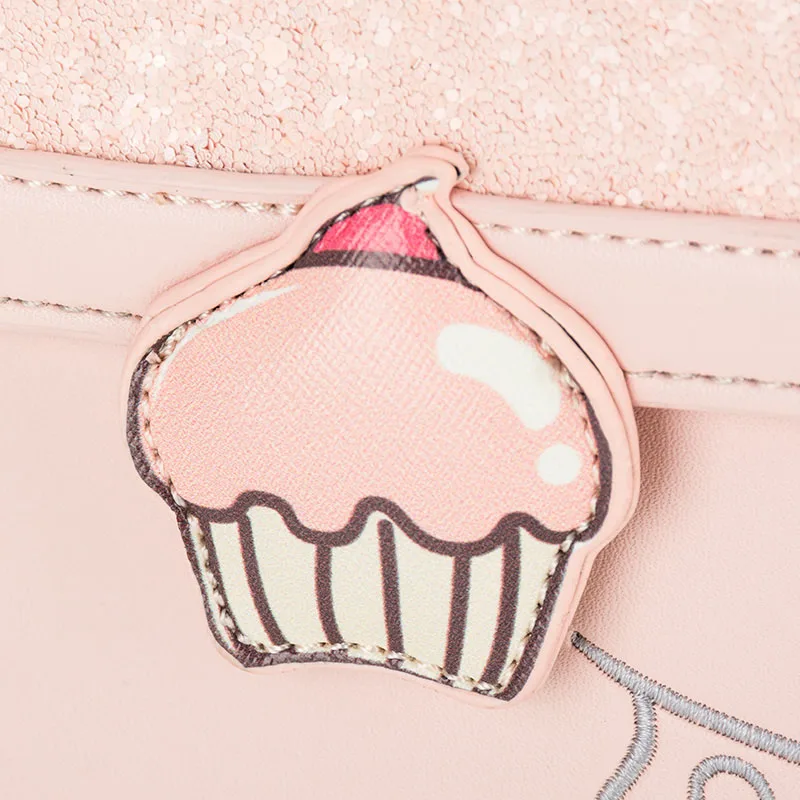 SA новый небольшой кекс торт клапаном формы Для женщин сумки на плечо женский