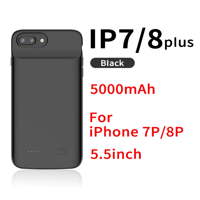 for iphone 7 8 plus Новейший Внешний чехол Gagaking для iphone X, XS, XSmax, XR, портативное зарядное устройство, чехол для apple X 6000 мАч, Ультратонкий внешний аккумулятор - Цвет: for iphone 7 8 plus
