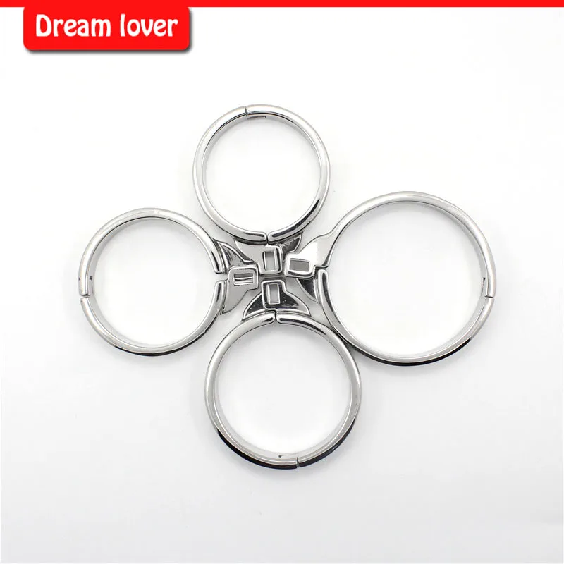 Кольцо целомудрия из нержавеющей стали|ring yellow|steele dresssteel split ring |