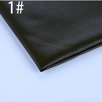 1 piese 50cmx137cm 1 QUANFANG сплошной цвет искусственная кожа диван ткань из искусственной кожи искусственная тисненая кожа, искусственная кожа ткань для шитья, полметра - Цвет: 1 piese 50cmx137cm 1