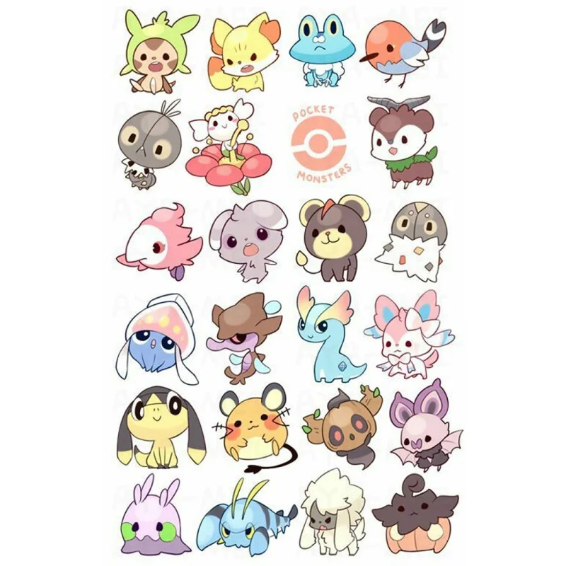 sz08010 2 шт. Kawaii Аниме Маленькая лиса Uncut DIY украшения Скрапбукинг Канцелярские календарь альбом дневник Небольшие наклейки для школы - Цвет: sz08010