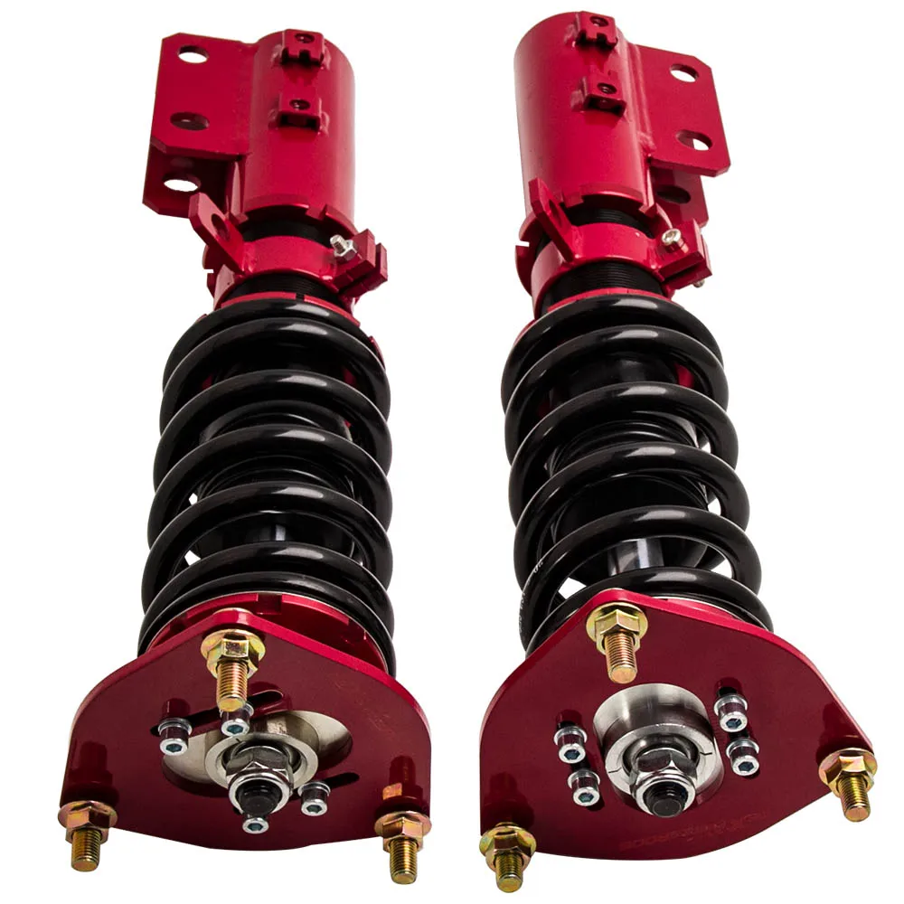 Красный Coilovers Shock Kit для Hyundai Veloster 12 16 1.6L Adj. Высота катушки Пружинные амортизаторы