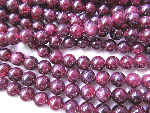 wholesale 2strands 2-12mm genuine garnet gemstoner round ball deep red Burgundy jewelry beads | Украшения и аксессуары
