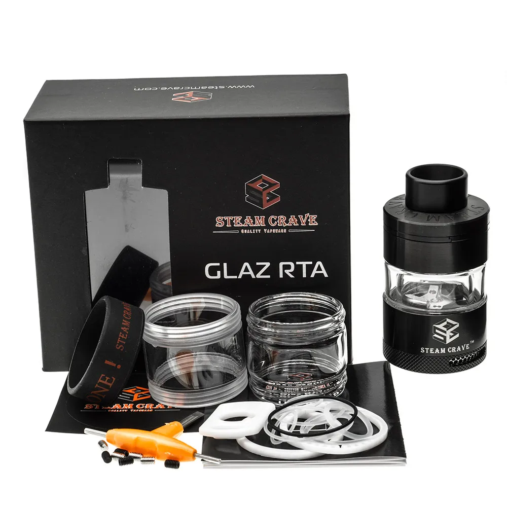 Новейший оригинальный паровой распылитель Crave Glaz RTA 31 мм с запасным 7 мл