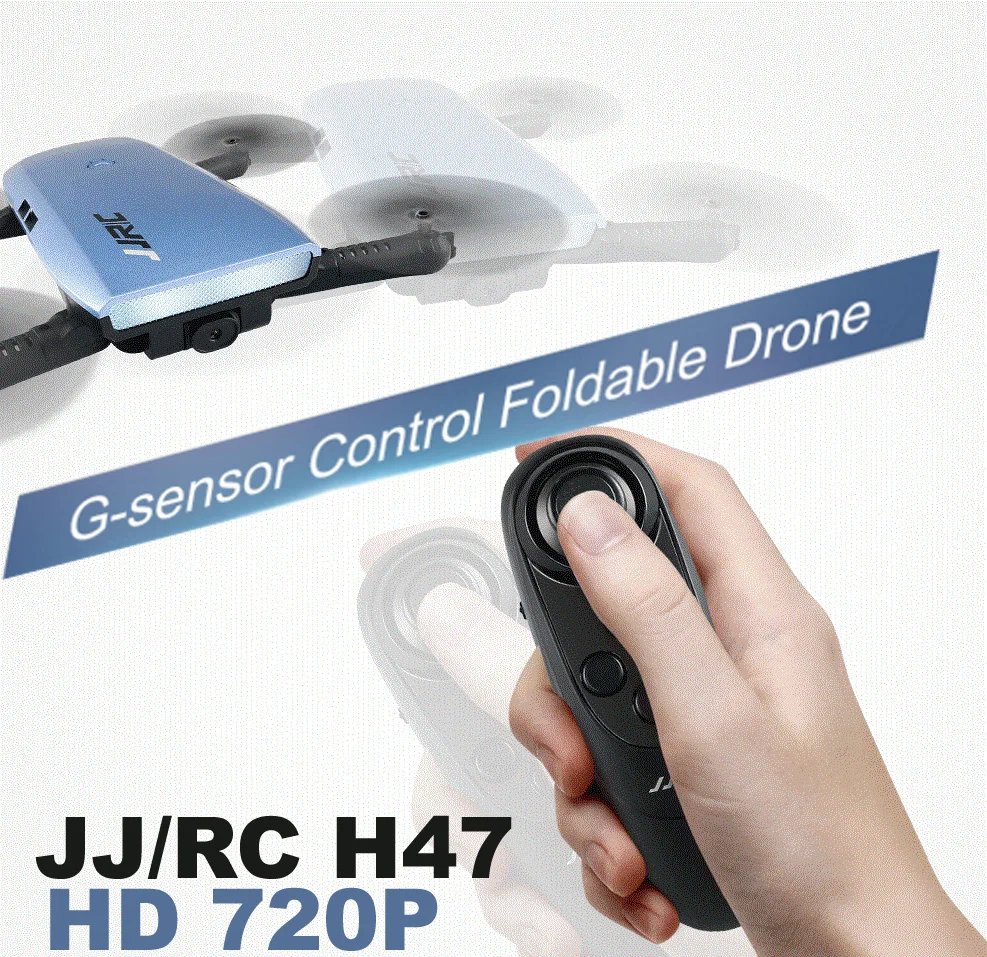 Квадрокоптер JJRC H47 ELFIE складной карманный Радиоуправляемый селфи Дрон с Wi Fi FPV 720P HD