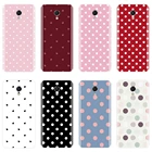 Чехол для телефона для Meizu M2 M3 M3S M5 M5C M5S M6 M6S M6T, силиконовая Мягкая задняя крышка в горошек с сердечками Love для Meizu M2 M3 M5 M6 Note