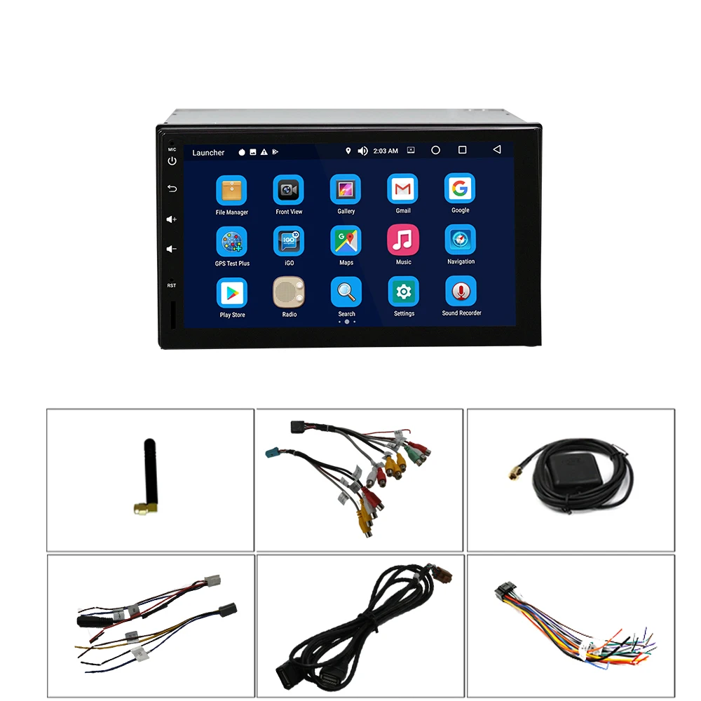 AfmoDVR 2 Din автомобильное радио Gps Android Авторадио 2din Центральный Multimidia для