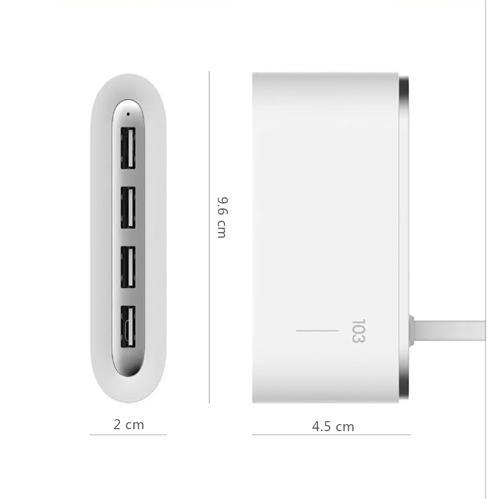 Адаптер usb хаб 4 в 1 USB 2 0 адаптер для ноутбука компьютера конвертер сетевой порт