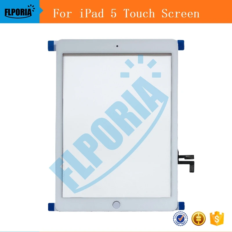 Сенсорный экран для iPad 5 поколения дигитайзер ЖК Панель переднее стекло A1822 A1823